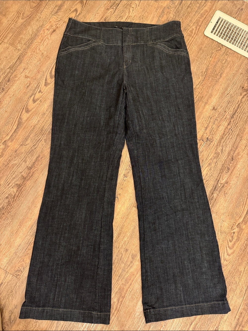 Maurices Dark Indigo Wide Leg Jeans